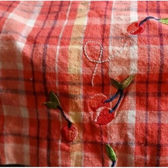 VTG Original Looney Tunes Womens Med Bust 38" Tweety Bird Checkered Vest 24" OAL - Picture 11 of 11